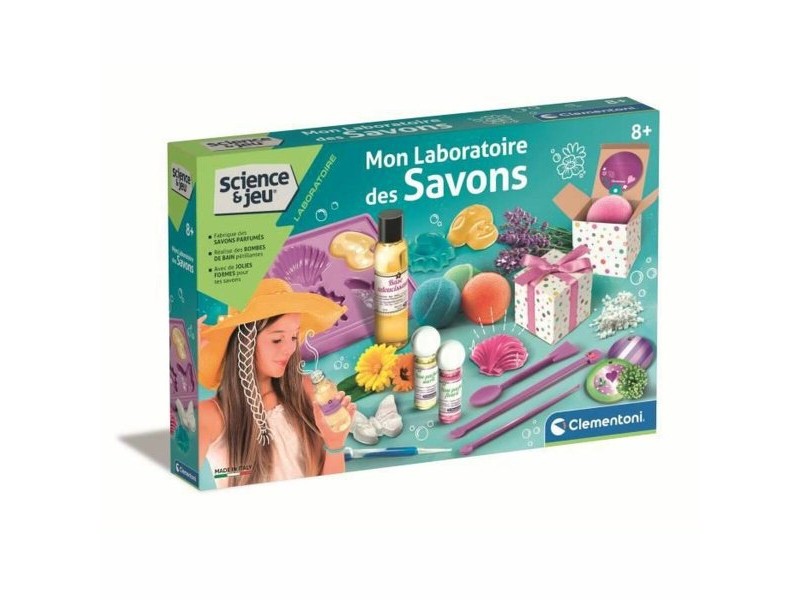 Компелект за Майсторене Clementoni My Soap Lab  Комплект за изработка на сапун
