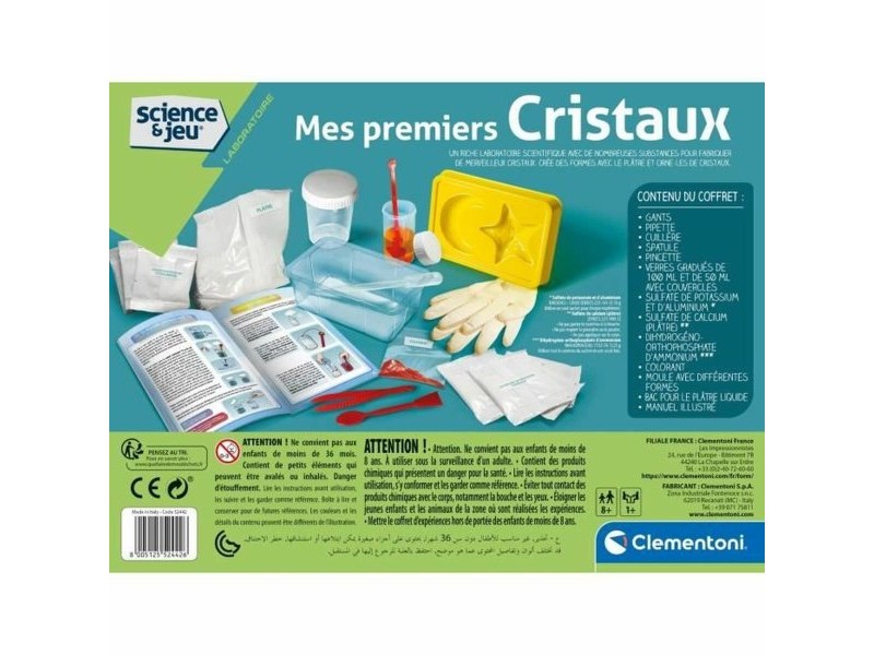 Научна Игра Clementoni Create Your Crystals