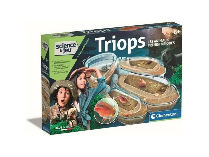 Научна Игра Clementoni Triops Les animaux préhistoriques FR