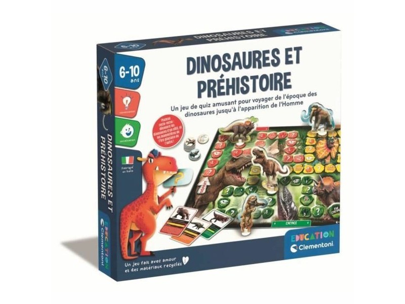 Образователна Игра Clementoni Dinosaures et préhistoire (FR)