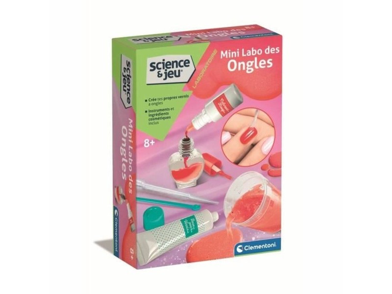 Занаятчийска игра Clementoni Mini Nail Lab Create your own nail polish (FR)