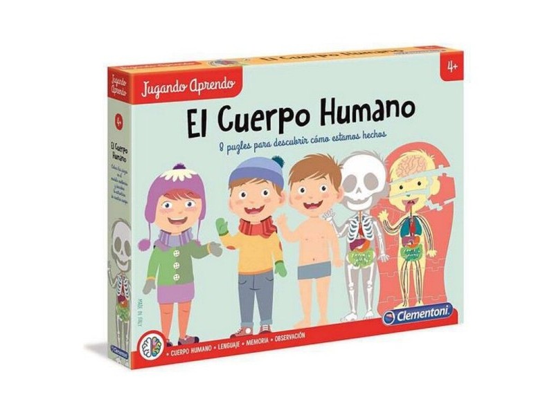 Образователна Игра Aprendo el cuerpo humano Clementoni 55114.9 37 x 28 cm (ES) (5 x 37 x 28 cm)