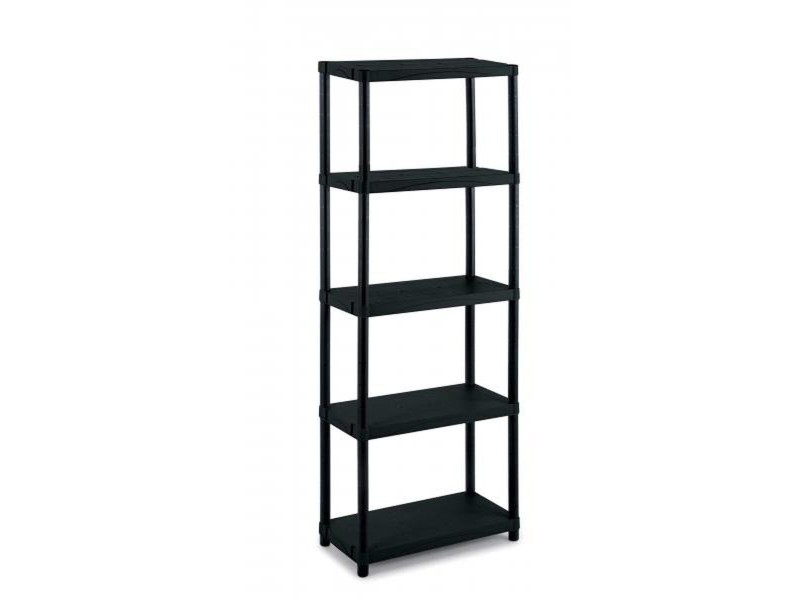 Лавица Terry 3060/5 Черен Смола 5 Рафтове