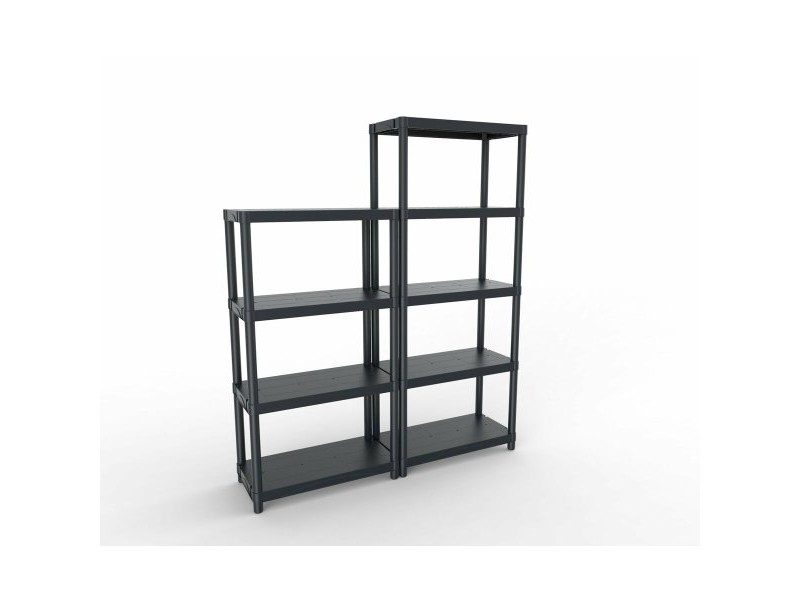 Лавица Terry 3060/5 Черен Смола 5 Рафтове