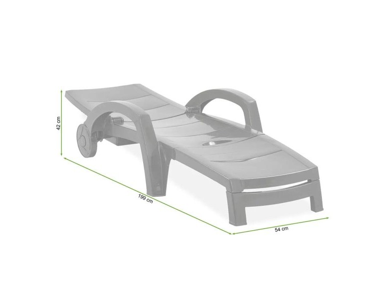Lamamistool Shaf Ocean Антрацит 100 x 74 x 42 cm