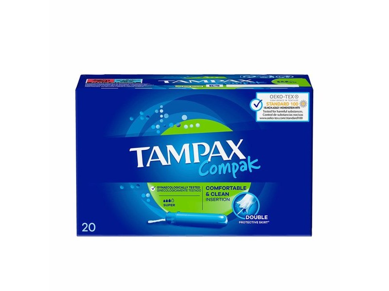 Тампони Супер Tampax Compak 20 броя