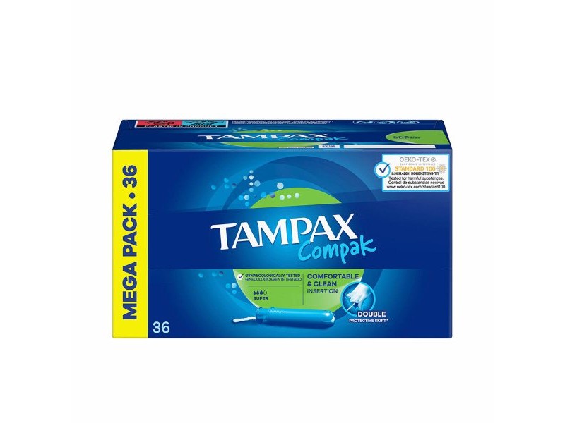 Тампони Супер Tampax Compak 36 броя