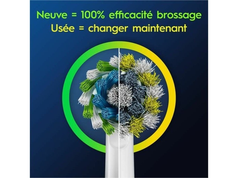 Части за електрическа четка за зъби Oral-B Pro Cross Action Бял