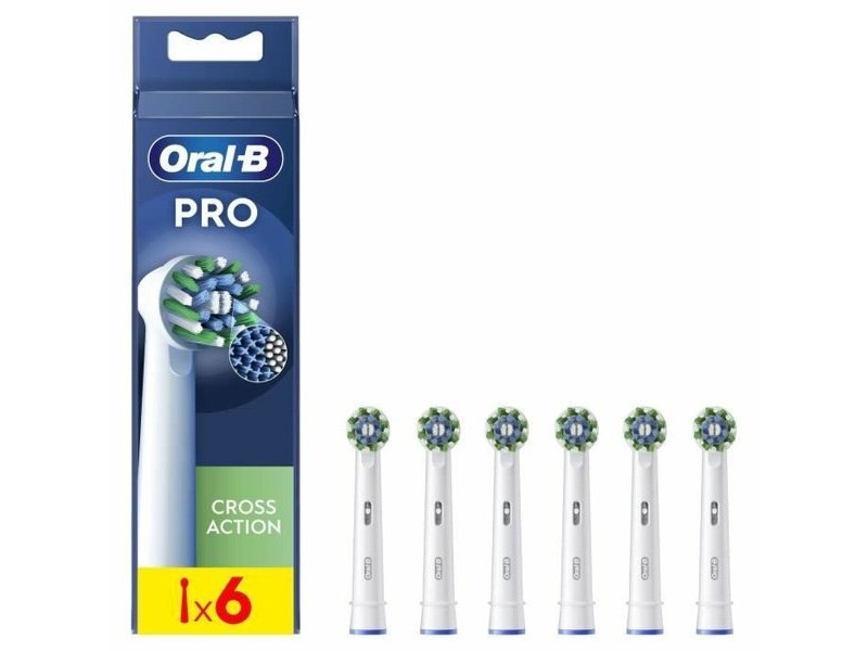 Резервна глава Oral-B 6 броя Бял