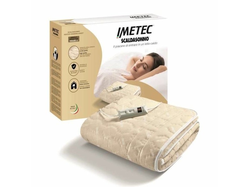 Електрическо Одеяло IMETEC 150 x 80 cm Бежов