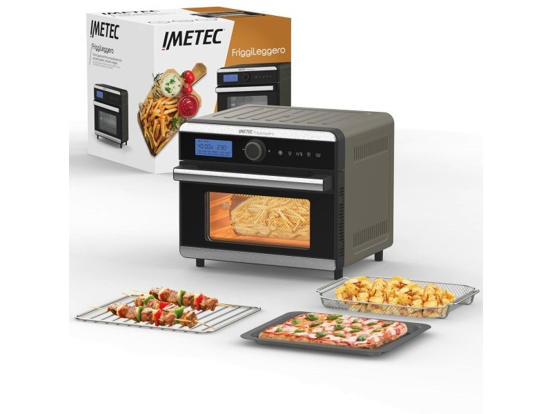 въздушен фритюрник IMETEC FRIGGI LEGGERO Черен Сив 1550 W въздушен фритюрник IMETEC FRIGGI LEGGERO Черен Сив 1550 W