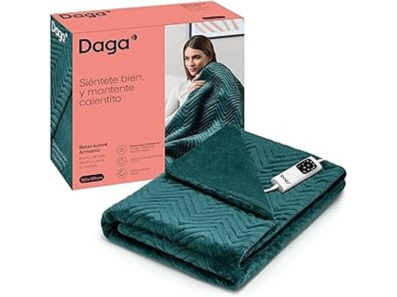 Електрическо Одеяло Daga RELAX 160 x 120 cm Зелен 100 % полиестер