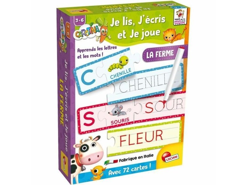 Образователна Игра Lisciani Giochi Je lis, J´écris et je joue (FR)