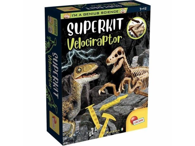 Образователна Игра Lisciani Giochi I'm GENIUS Super Kit Velociraptor Nuevo