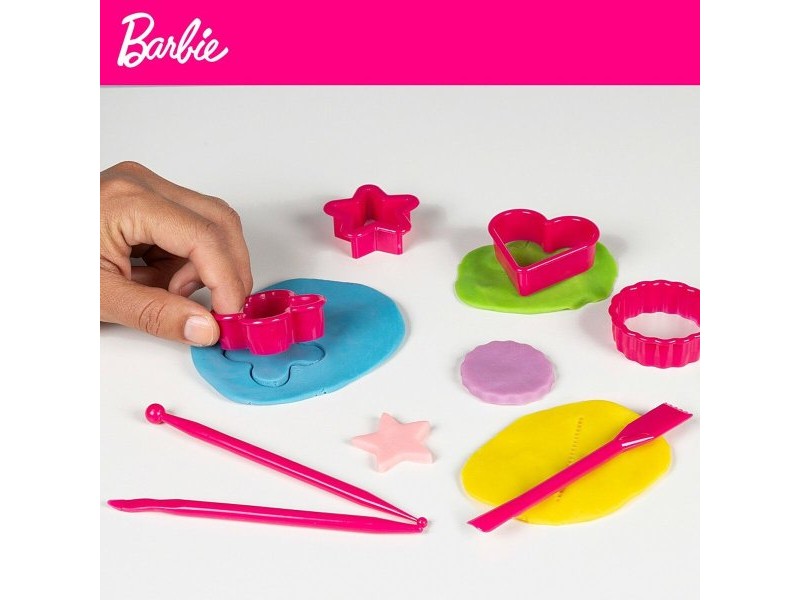 Творческа Игра за Моделиране с Глина Barbie Fashion Раница 14 Части 600 g Творческа Игра за Моделиране с Глина Barbie Fashion Раница 14 Части 600 g