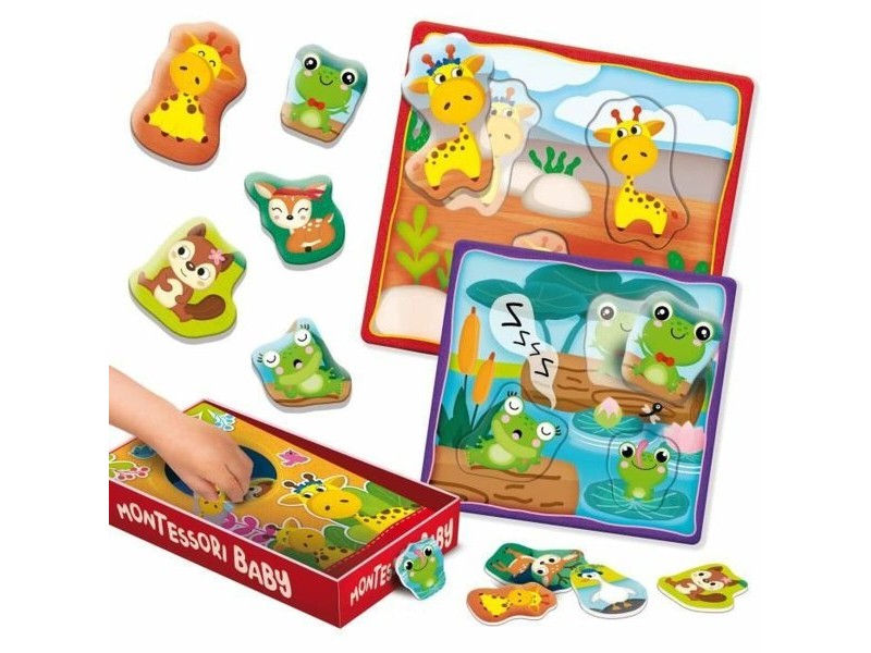 Образователна Игра Lisciani Giochi Play Family Многоцветен (18 Части)