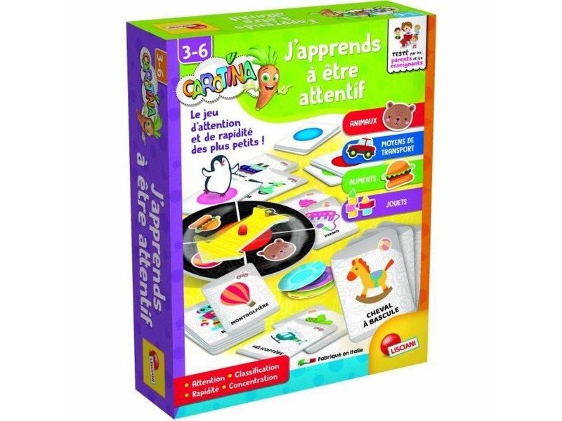 Образователна Игра Lisciani Giochi Carotina J'apprends