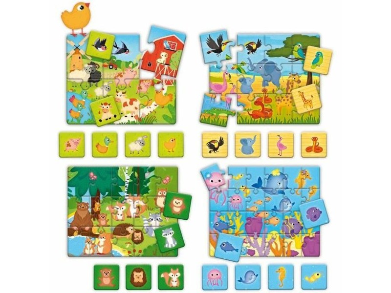 Образователна Игра Lisciani Giochi Les animaux