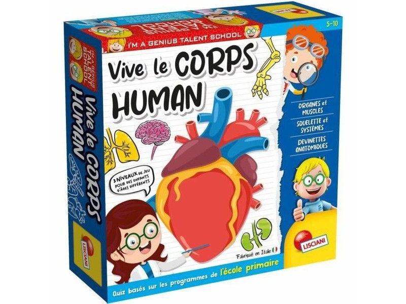 Научна Игра Lisciani Giochi A game about the human body (FR)