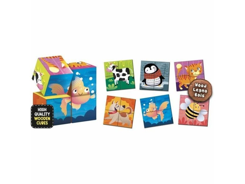 Образователна Игра Lisciani Giochi Cubes & Logic 2 in1 (FR)