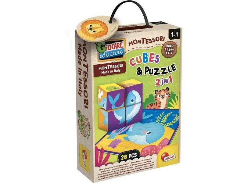 Образователна Игра Lisciani Giochi Cubes & Puzzle