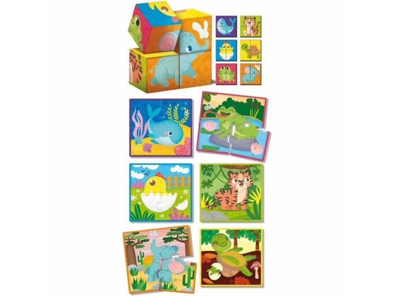 Образователна Игра Lisciani Giochi Cubes & Puzzle
