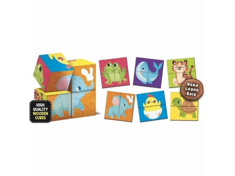 Образователна Игра Lisciani Giochi Cubes & Puzzle