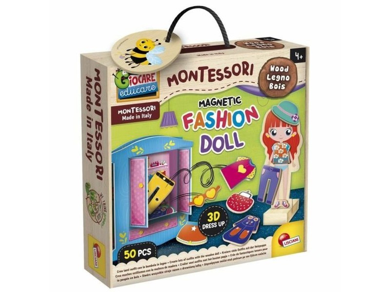 Образователна Игра Lisciani Giochi Magnetic Fashion Doll (FR)