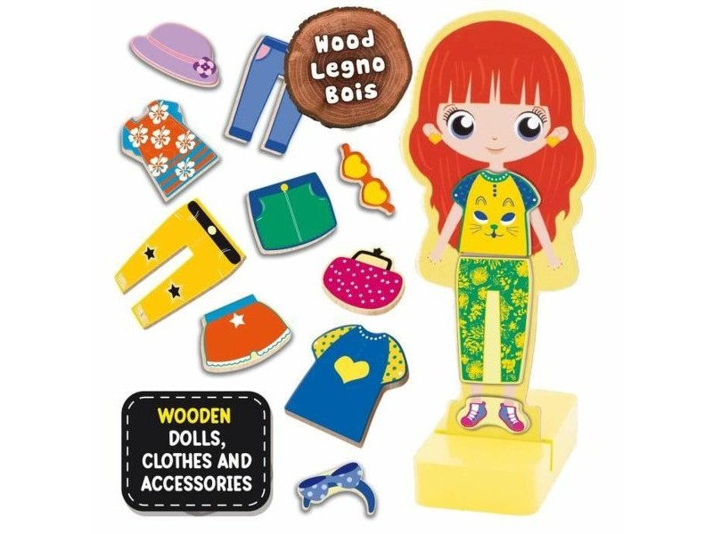Образователна Игра Lisciani Giochi Magnetic Fashion Doll (FR)