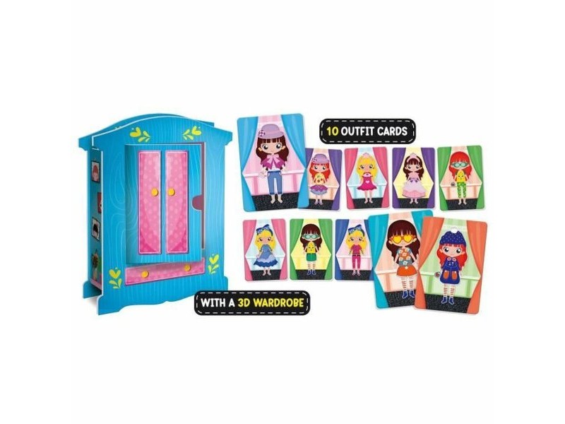 Образователна Игра Lisciani Giochi Magnetic Fashion Doll (FR)
