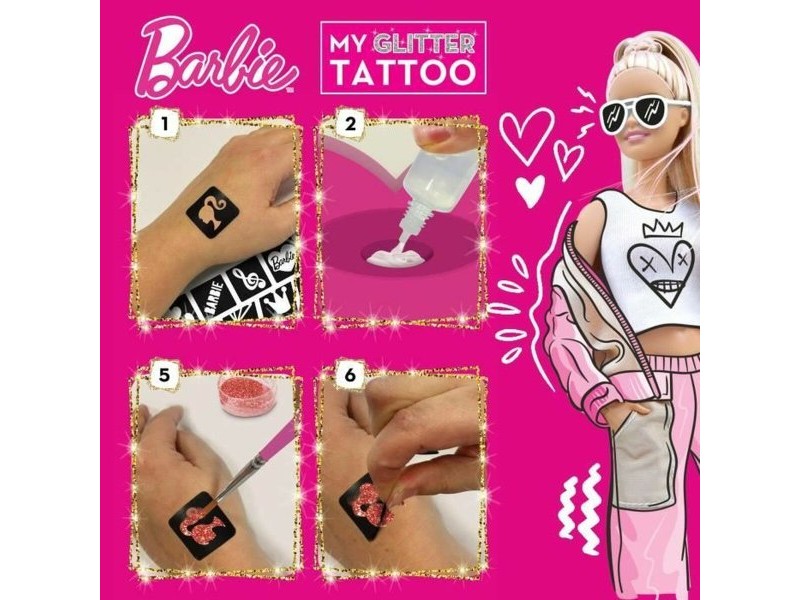 временни татуировки Lisciani Giochi My Glitter Tatoo Пурпурин 20 Части