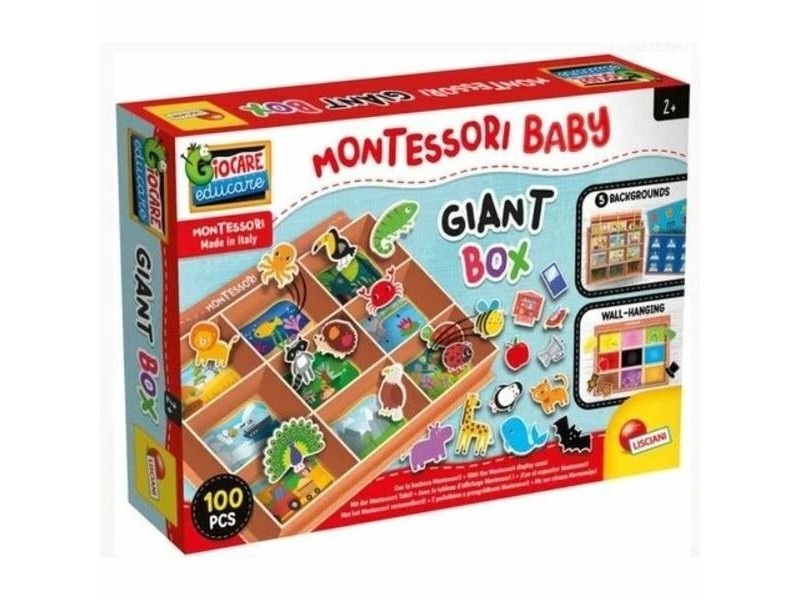 Образователна Игра Lisciani Giochi Montessori Baby Giant Box Образователна Игра Lisciani Giochi Montessori Baby Giant Box