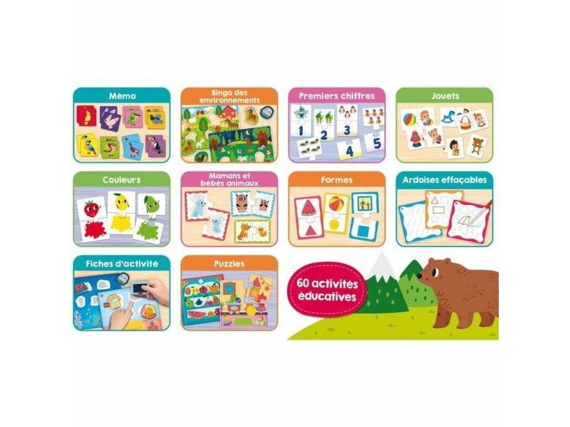 Образователна Игра Lisciani Giochi Carotina Baby 60 Jeux (FR)