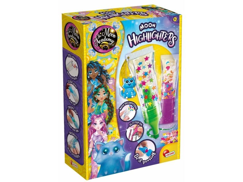 Занаятчийска игра Lisciani Giochi The Moon Academy Moon Highlighters Многоцветен