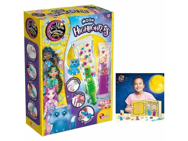 Занаятчийска игра Lisciani Giochi The Moon Academy Moon Highlighters Многоцветен