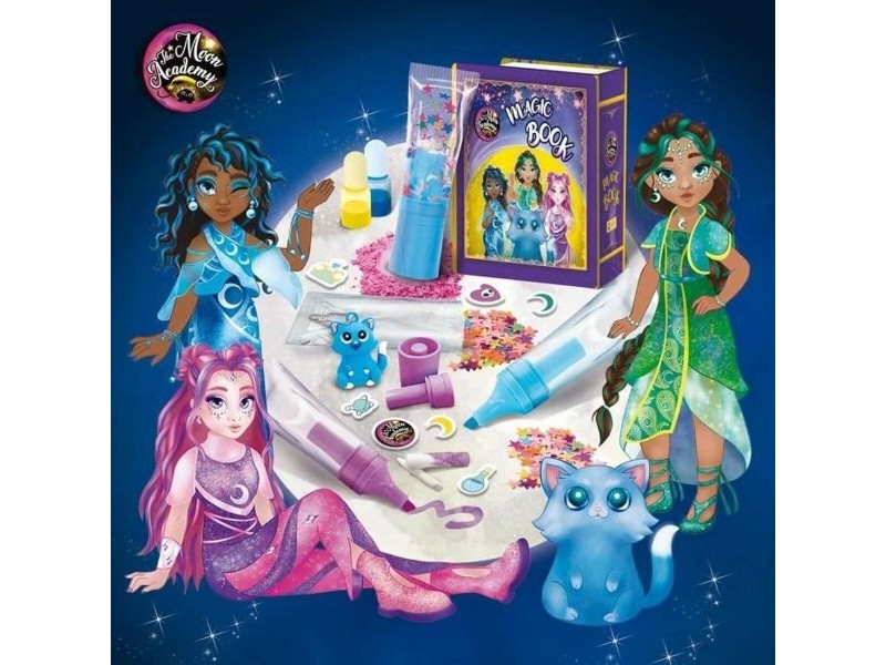 Занаятчийска игра Lisciani Giochi The Moon Academy Moon Highlighters Многоцветен