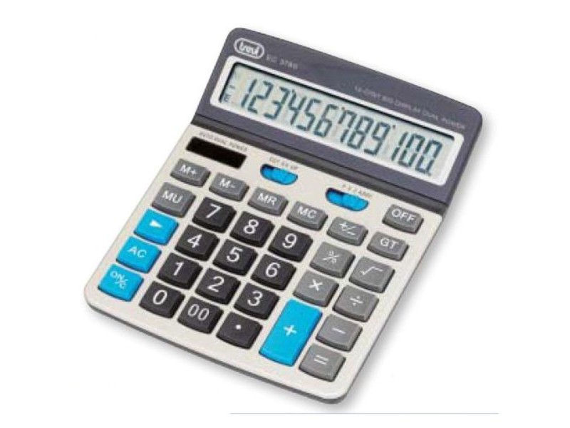 Калкулатор Trevi EC 3780 Сив