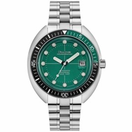 Мъжки часовник Bulova F100 TRIBUTE - STEEL Зелен Сребрист