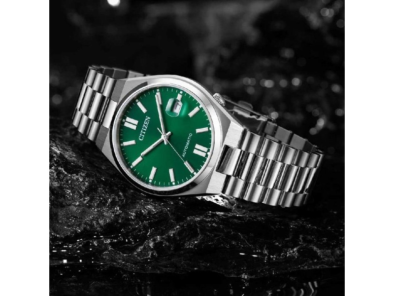 Мъжки часовник Citizen TSUYOSA AUTOMATIC Зелен Сребрист (Ø 40 mm)