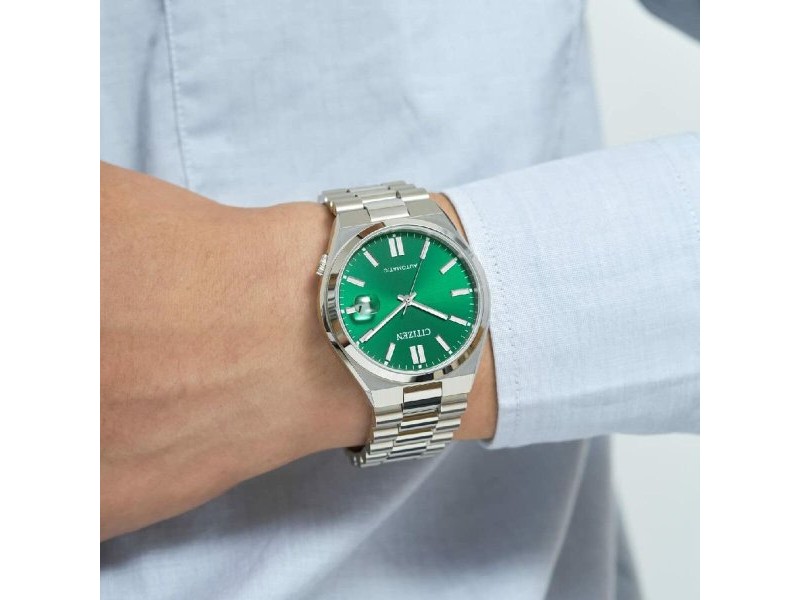 Мъжки часовник Citizen TSUYOSA AUTOMATIC Зелен Сребрист (Ø 40 mm)