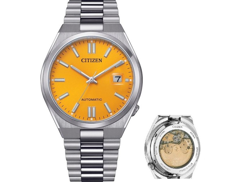 Мъжки часовник Citizen NJ0150-81Z Оранжев Сребрист (Ø 40 mm)