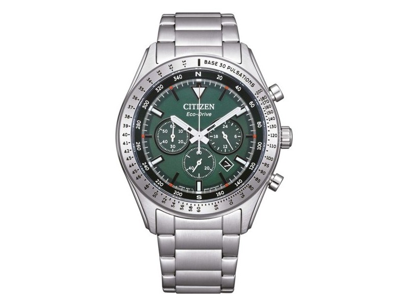 Мъжки часовник Citizen CA4600-89X Зелен Сребрист