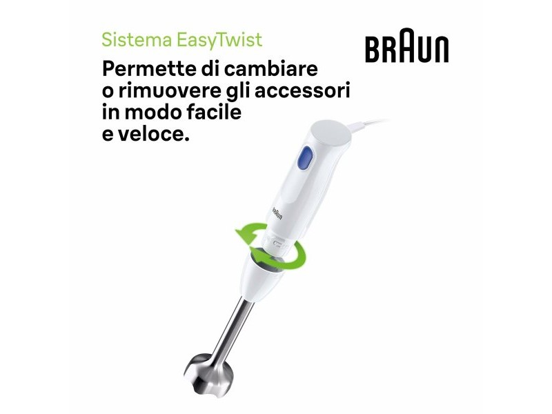 Блендер с чаша Braun MQ10.001MWH Бял 450 W