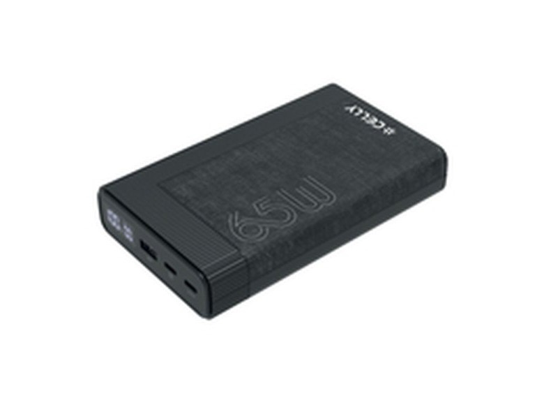 Powerbank Celly PD65W 65w EVO 20000 mAh Черен