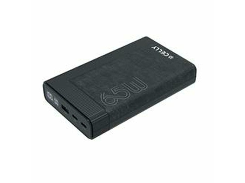 Powerbank Celly PD65W 65w EVO 20000 mAh Черен