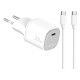 USB Cable Celly UPTC1USBC25WCTC Бял