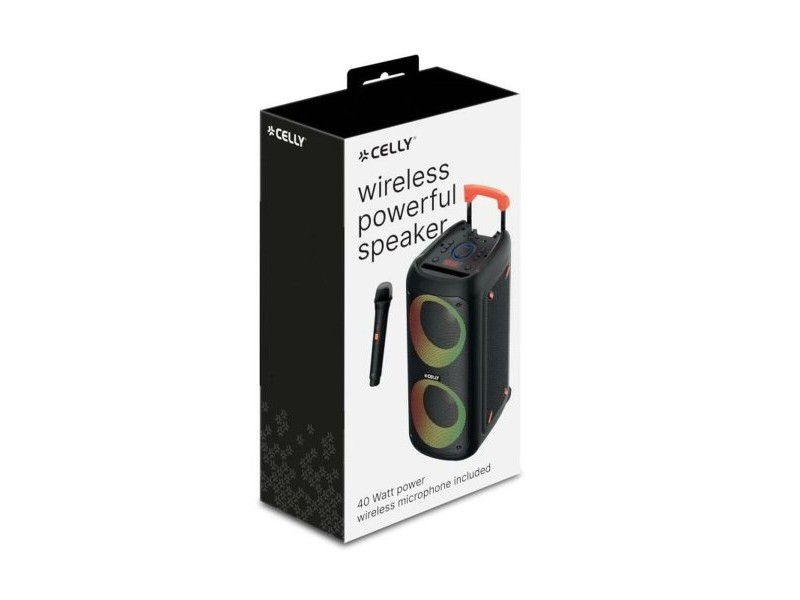 Преносими блутут колони Celly PARTYSPEAKERWLM Черен 4 W