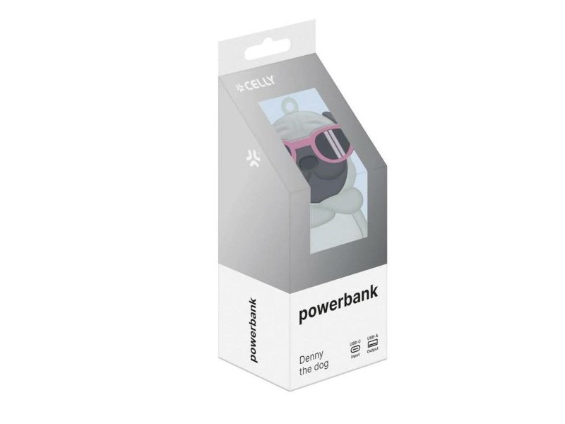 Powerbank Celly PBDOG Сив