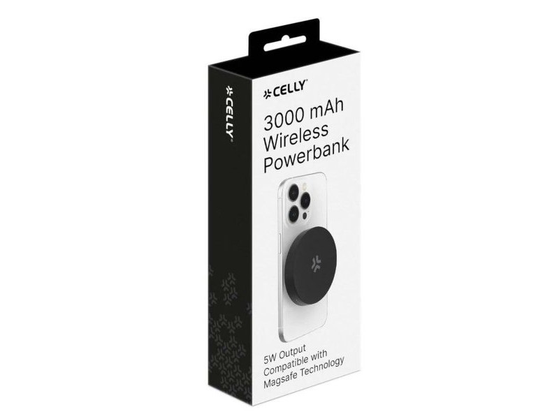 Powerbank Celly MAGPB3000BK Черен