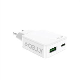Зарядно за стена Celly SLIMTC1C1A45WWH Бял 45 W